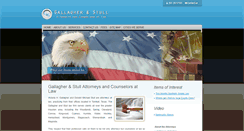 Desktop Screenshot of gallagherandstull.com
